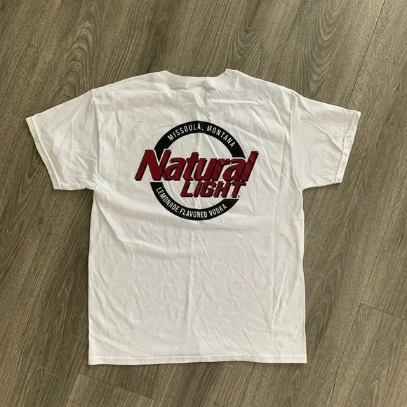 Natural Light Beer Tee Shirt - Picture 1 of 5